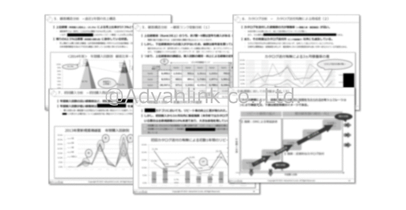 CRM分析/顧客分析レポートイメージ
