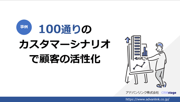 100通りのカスタマーシナリオで顧客の活性化